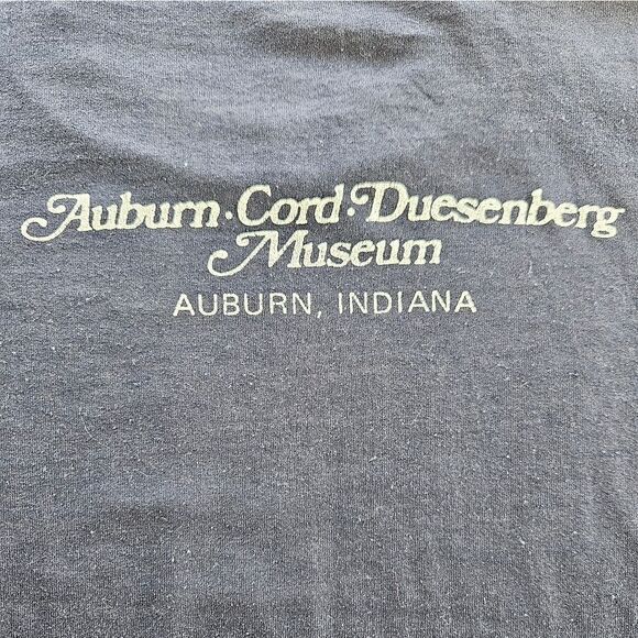 Vintage 1976 Auburn Cord Duesenberg Antique Car Model J Graphic Tee T-Shirt XL - Picture 12 of 15